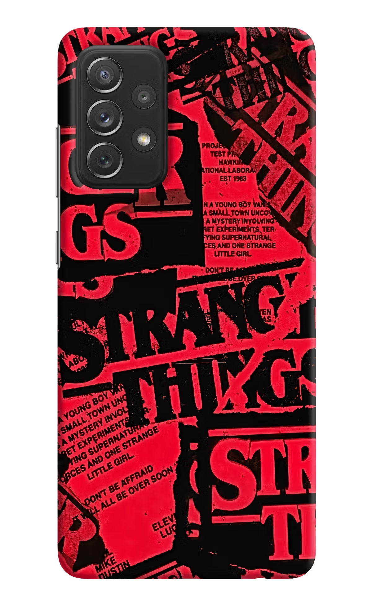Ordinary Things Samsung A72 Hard Case Back Cover by Casekaro