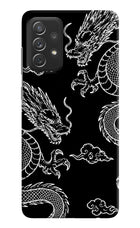 Twin Dragons Samsung A72 Hard Case Back Cover by Casekaro
