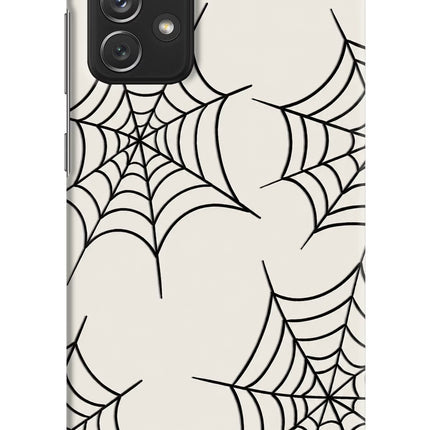 Spider Web Samsung A72 Hard Case Back Cover by Casekaro