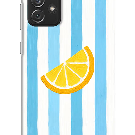 Summer Lemon Samsung A72 Hard Case Back Cover by Casekaro