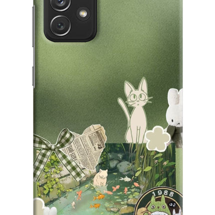 Aesthetic anime Samsung A72 Hard Case Back Cover by Casekaro