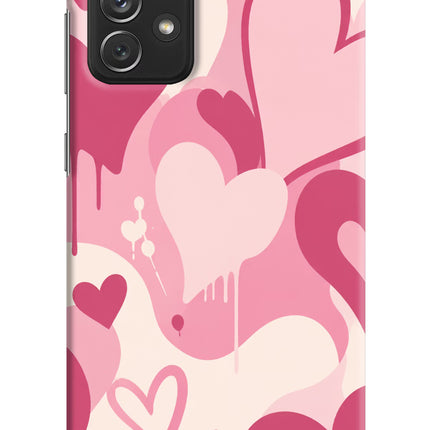 Hearty case Samsung A72 Hard Case Back Cover by Casekaro