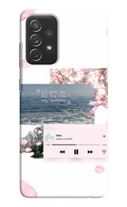 Wave to earth Samsung A72 Hard Case Back Cover by Casekaro