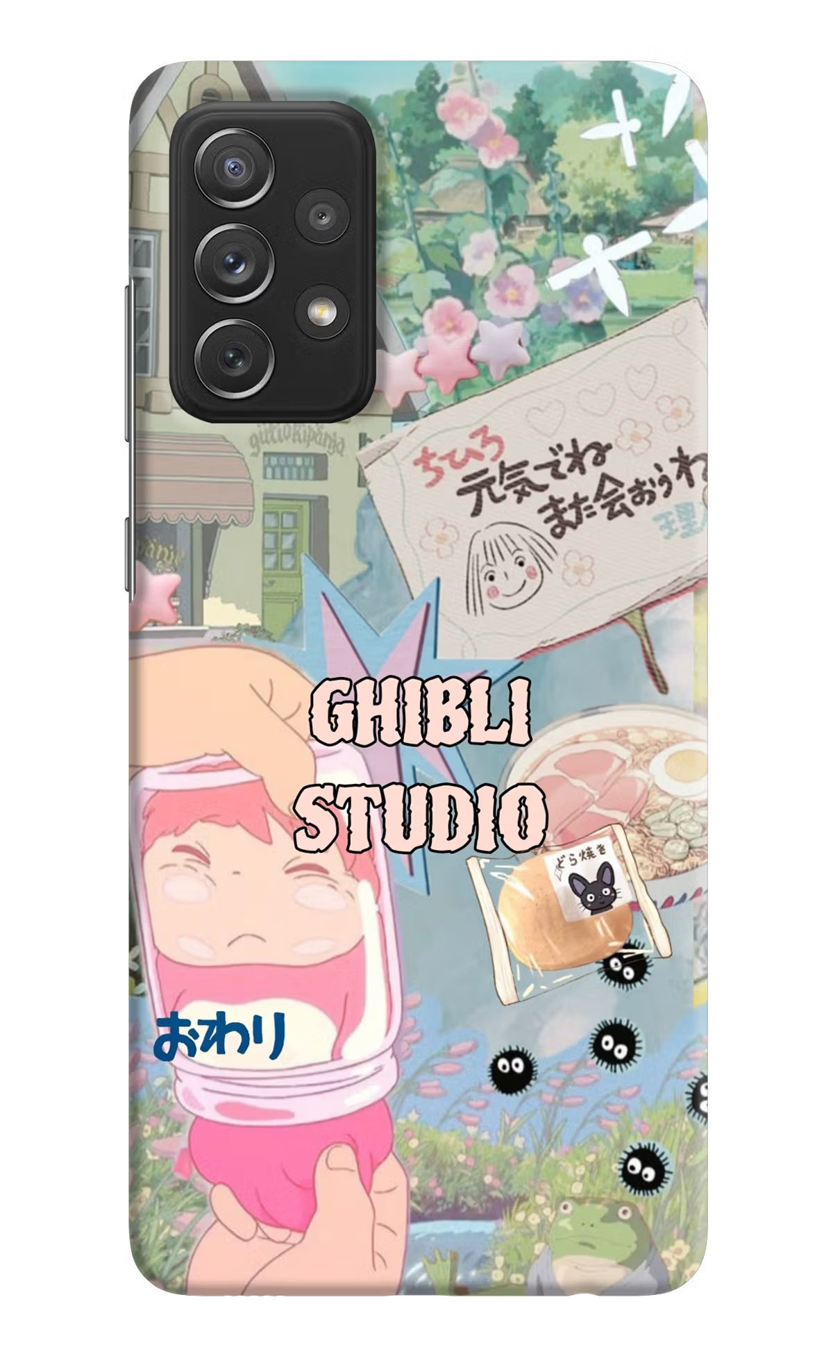 Studio Ghibli Samsung A72 Back Cover