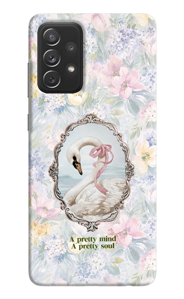 Pretty Mind Pretty Soul Samsung A72 Hard Case Back Cover by Casekaro