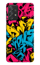 Graffiti Vibe Samsung A72 Hard Case Back Cover by Casekaro