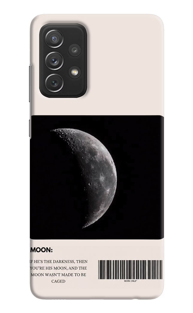 Moon Phase Samsung A72 Hard Case Back Cover by Casekaro