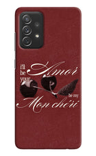 Velvet Cherry Samsung A72 Hard Case Back Cover by Casekaro