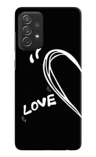 Love Line Samsung A72 Hard Case Back Cover by Casekaro