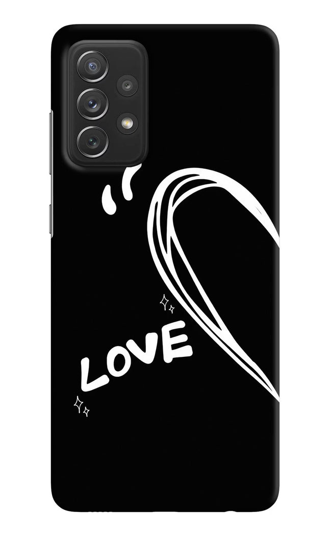 Love Line Samsung A72 Hard Case Back Cover by Casekaro