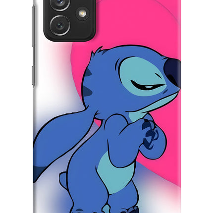 Stitch Hug Samsung A72 Hard Case Back Cover by Casekaro