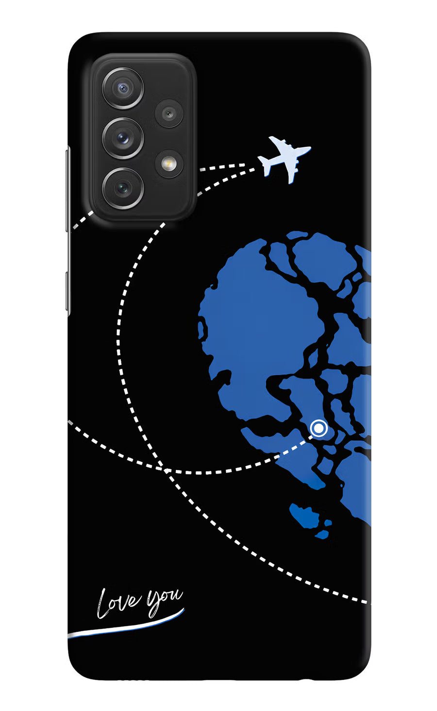 Love Orbit Samsung A72 Back Cover, Hard case