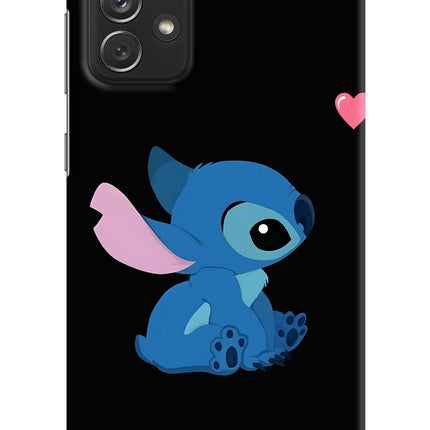 Stitch Crush Samsung A72 Hard Case Back Cover by Casekaro