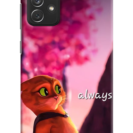 Always Cat Samsung A72 Hard Case Back Cover by Casekaro