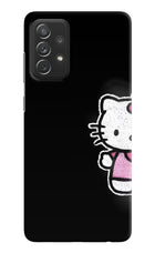 Kitty Charm Samsung A72 Hard Case Back Cover by Casekaro