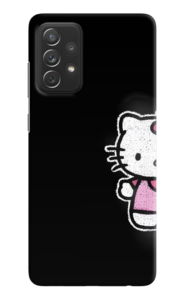 Kitty Charm Samsung A72 Hard Case Back Cover by Casekaro