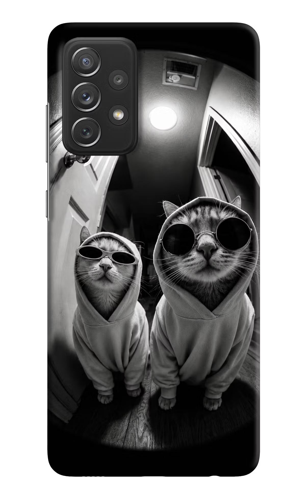 Hood Cats Samsung A72 Back Cover