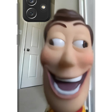 Side Eye Woody Samsung A72 Hard Case Back Cover by Casekaro