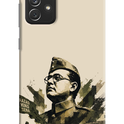 Netaji Rising Samsung A72 Hard Case Back Cover by Casekaro