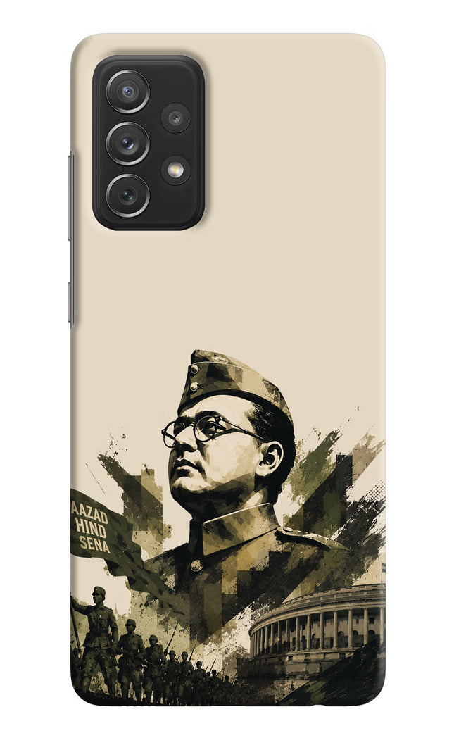 Netaji Rising Samsung A72 Hard Case Back Cover by Casekaro