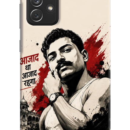 Chandrashekhar Azad Fearless Samsung A72 Hard Case Back Cover by Casekaro
