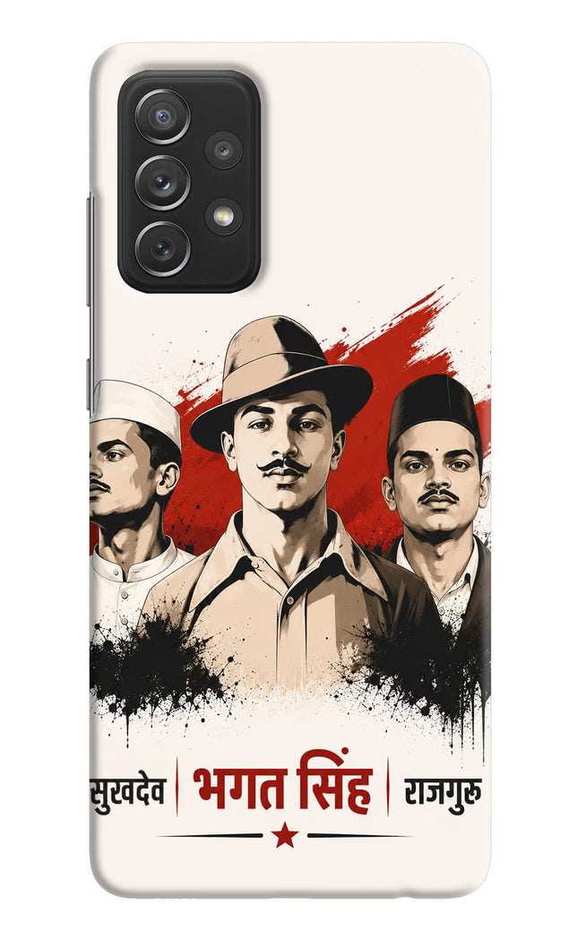 Bhagat Singh Trio Samsung A72 Hard Case Back Cover by Casekaro