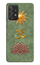 Om & Lotus Samsung A72 Back Cover