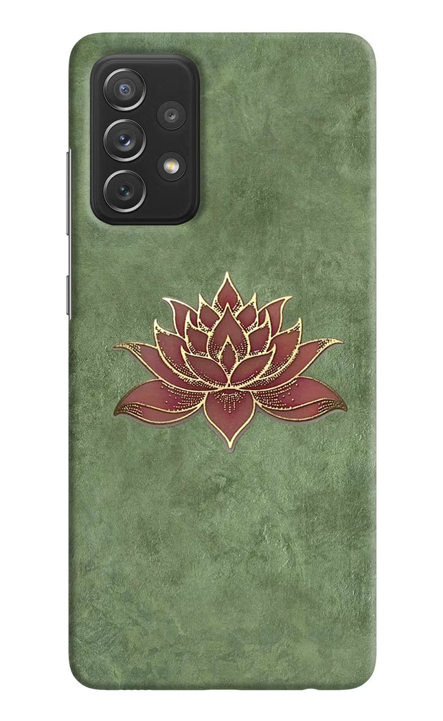 Lotus Grace Samsung A72 Hard Case Back Cover by Casekaro