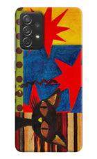 Pop Cat Samsung A72 Back Cover