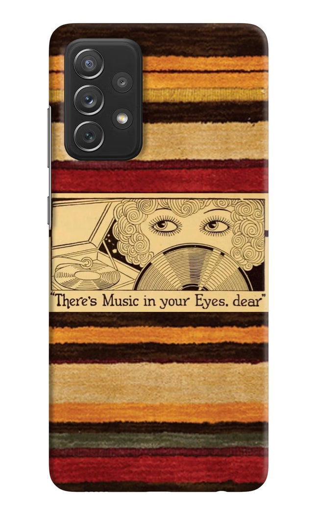 Vinyl Stripes Samsung A72 Hard Case Back Cover by Casekaro