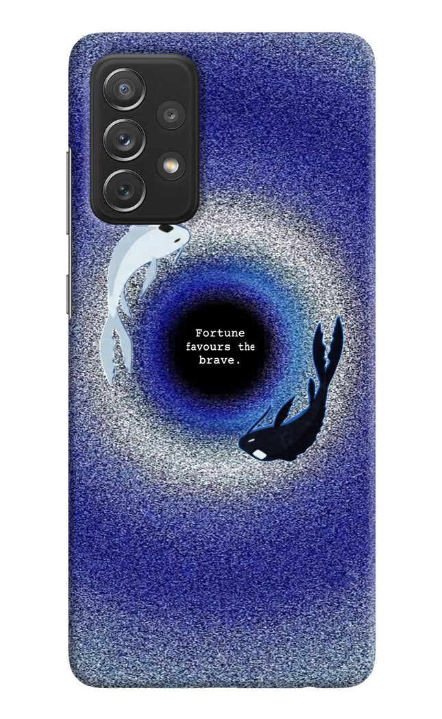 Dark Koi Samsung A72 Hard Case Back Cover by Casekaro