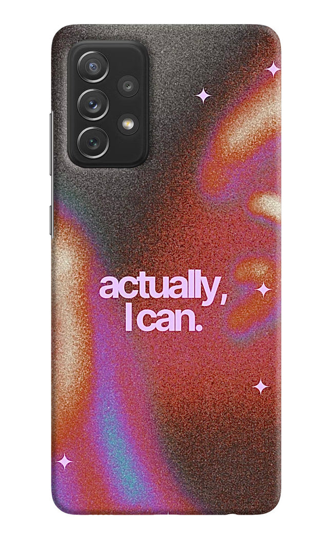Pink Aura Samsung A72 Hard Case Back Cover by Casekaro