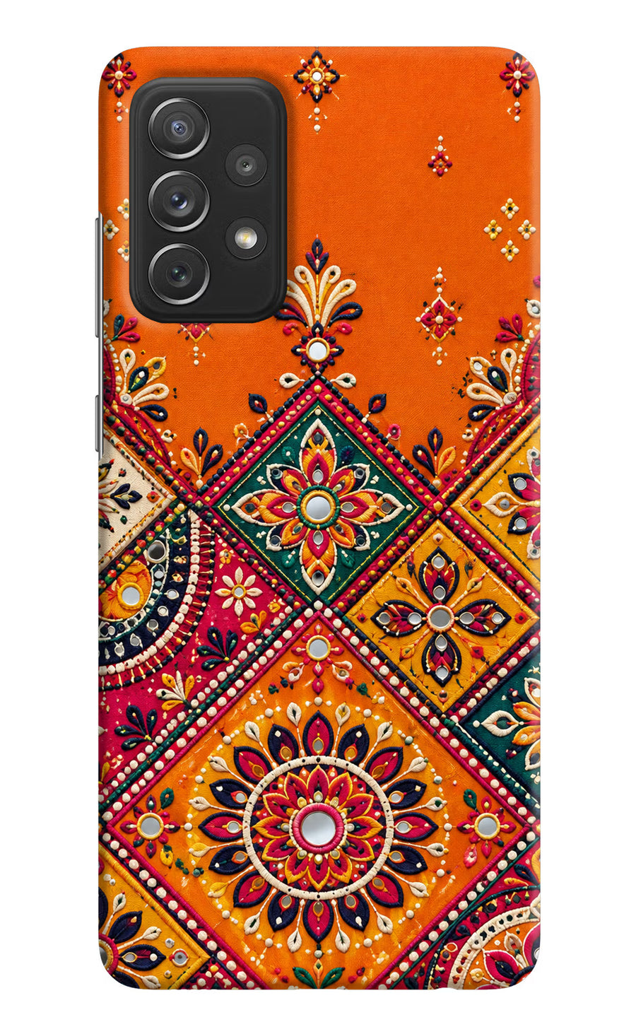 Kutch Glow Samsung A72 Back Cover, Hard case