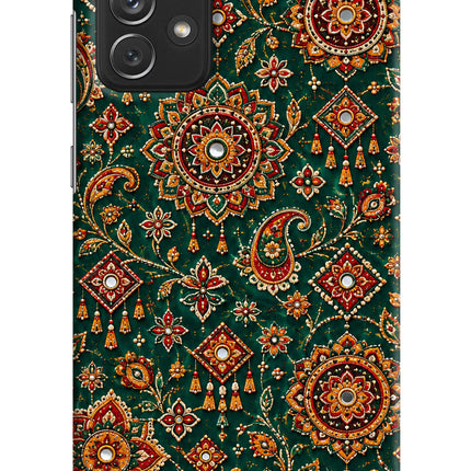 Green Pataka Samsung A72 Back Cover