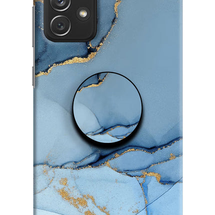 Blue Marble Samsung A72 Pop Case by Casekaro