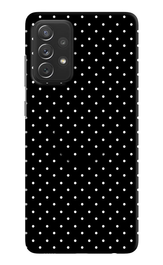 White Dots Samsung A72 Pop Case by Casekaro
