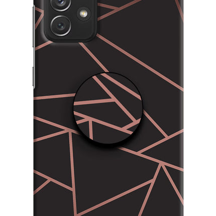 Geometric Pattern Samsung A72 Pop Case by Casekaro