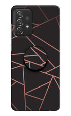 Geometric Pattern Samsung A72 Pop Case by Casekaro