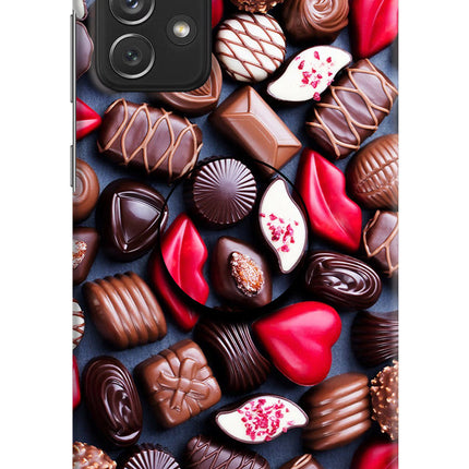 Chocolates Samsung A72 Pop Case by Casekaro