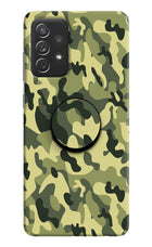 Camouflage Samsung A72 Pop Case by Casekaro