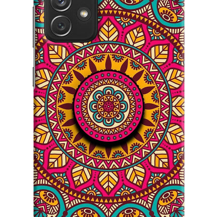 Mandala Samsung A72 Pop Case by Casekaro