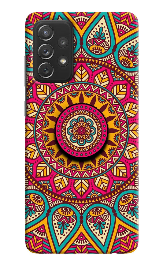 Mandala Samsung A72 Pop Case by Casekaro