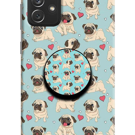 Pug Dog Samsung A72 Pop Case by Casekaro