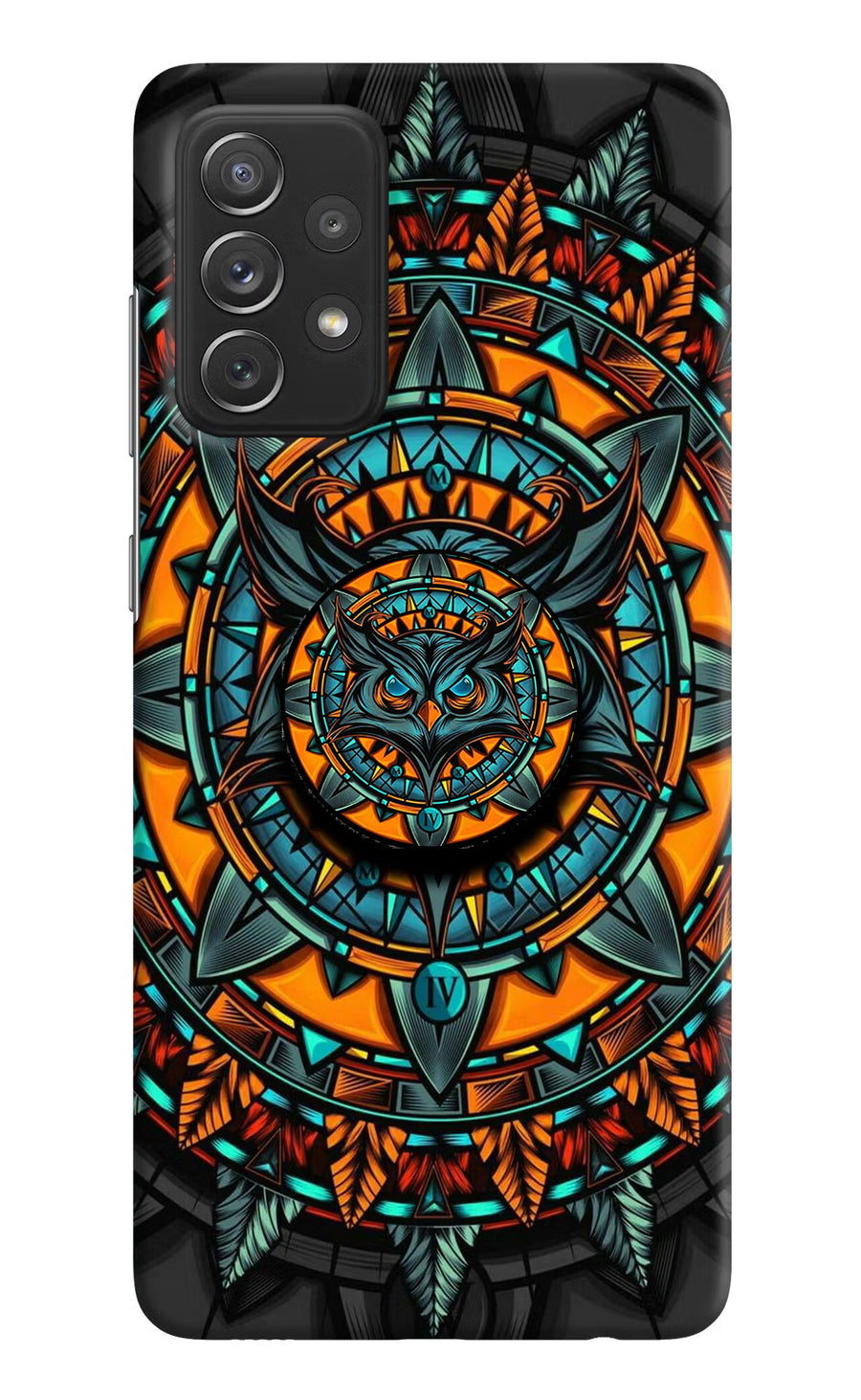Angry Owl Samsung A72 Pop Case, Hard case