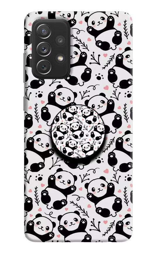 Cute Panda Samsung A72 Pop Case by Casekaro