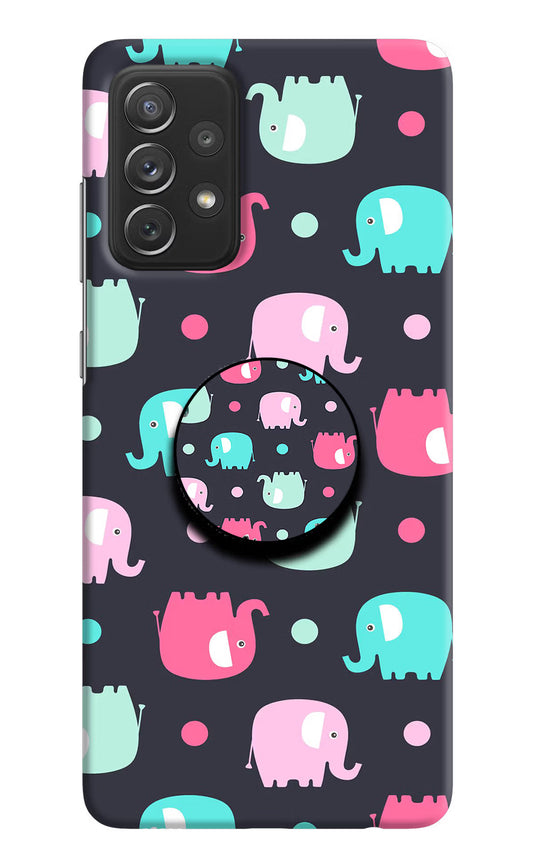 Baby Elephants Samsung A72 Pop Case by Casekaro