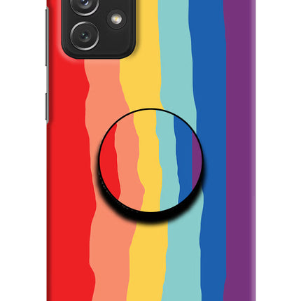 Rainbow Samsung A72 Pop Case by Casekaro