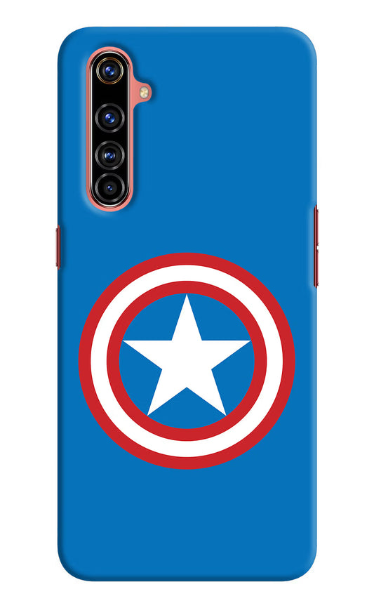 Captain America Logo Realme X50 Pro Hard Case Back Cover by Casekaro