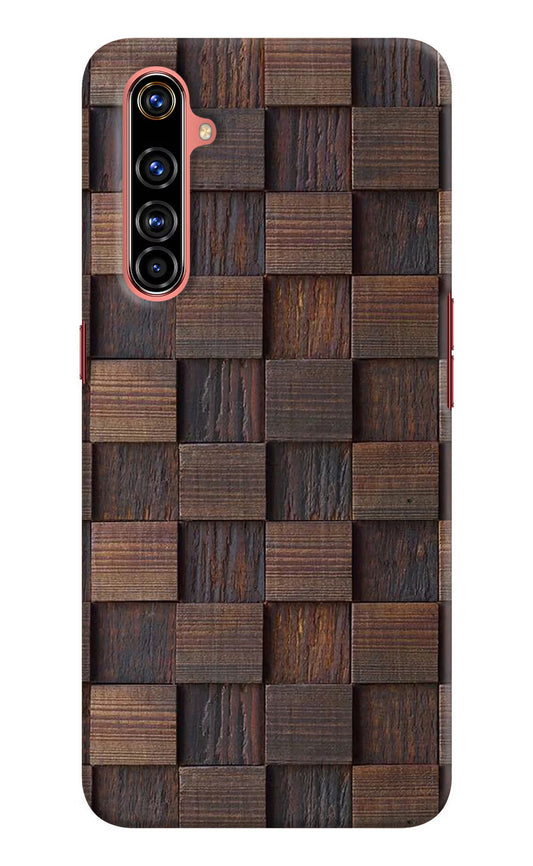 Wooden Cube Design Realme X50 Pro Hard Case Back Cover by Casekaro
