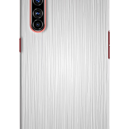 Wooden Grey Texture Realme X50 Pro Hard Case Back Cover by Casekaro